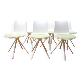 Suite de 8 chaises Lottus Chair, Enea