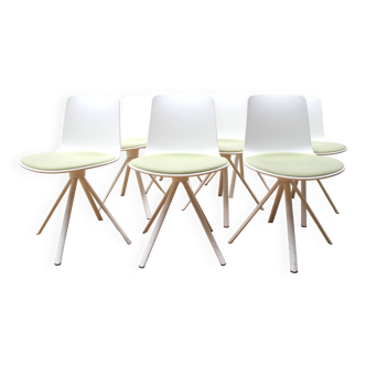 Set of 8 Lottus Chair chairs, Enea