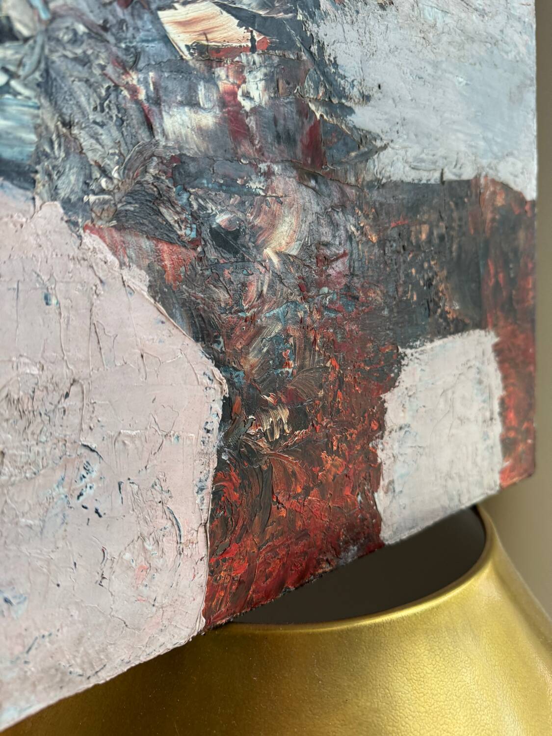 Tableau abstrait années 50