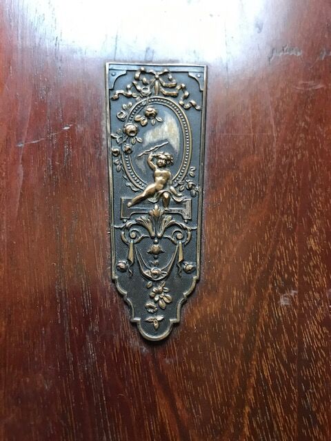 Barber's mirror 3 pans 1900 76x30cm