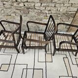 Set of 3 vintage Knoll Antimott armchairs 1960