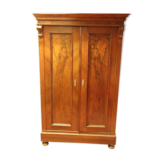 Solid wood cabinet and veneer. early twentieth century