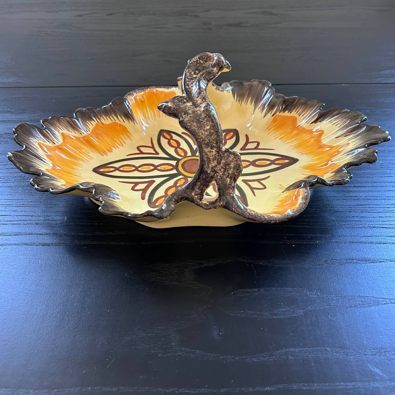 Dish signed HB Quimper