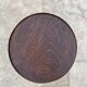 Signed turned wood tripod stool