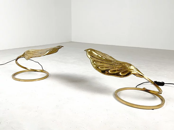 Pair of lamps to lay Bottega Gadda