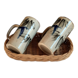 Stoneware mugs