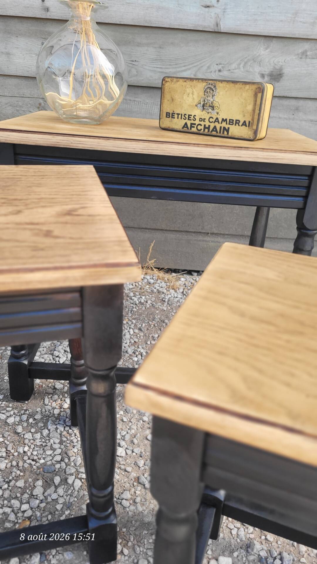Tables gigognes en bois