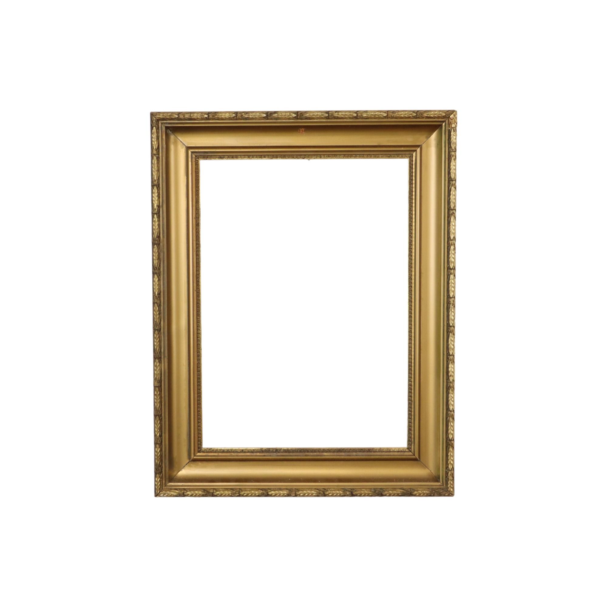 Vintage gold wooden frame classic baroque style painting frame 53x42cm