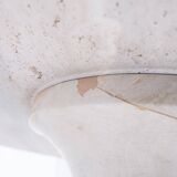 Pedestal dining table in travertine, Stone International, Italy, 1970s