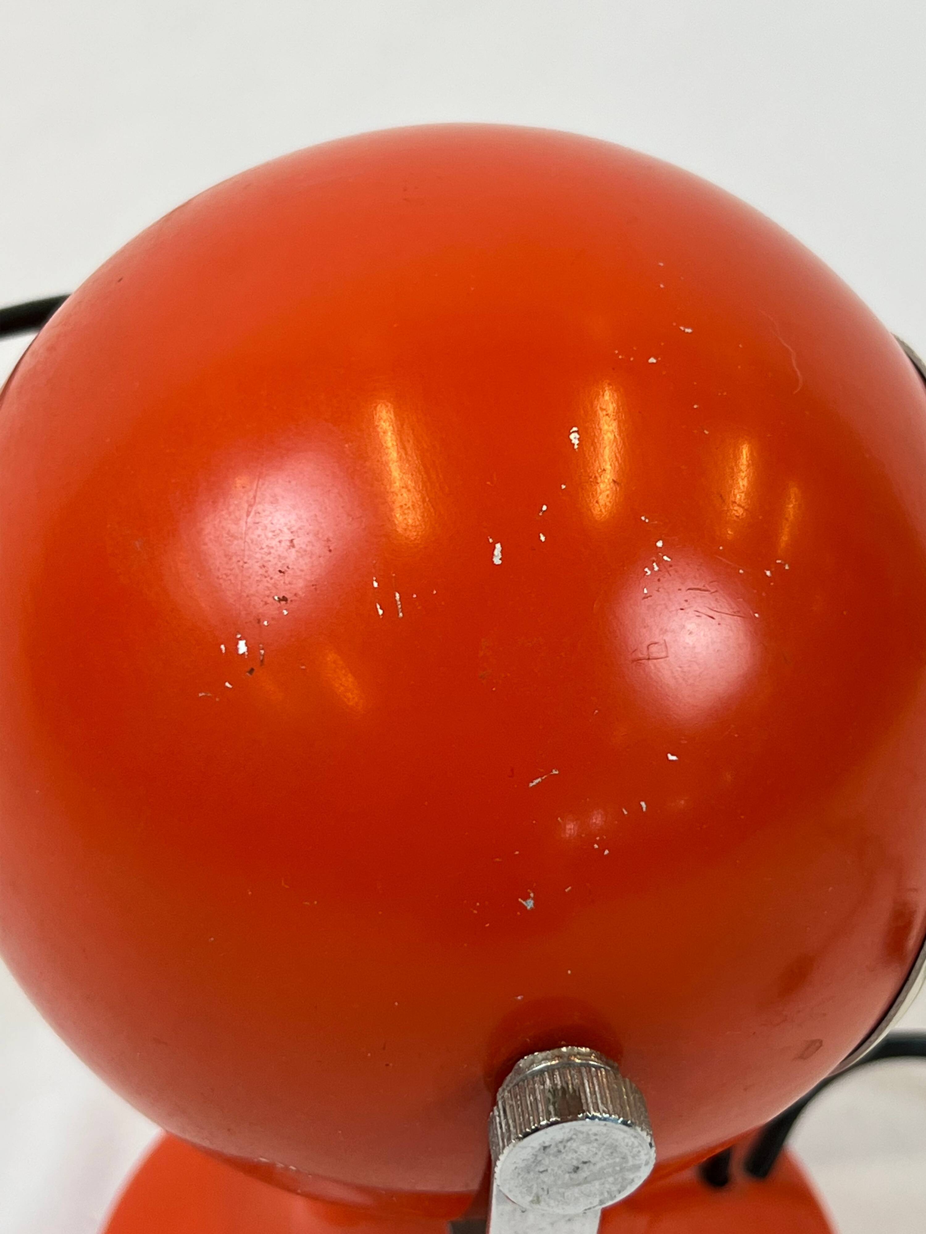 "Eye Ball" desk lamp, 60s.