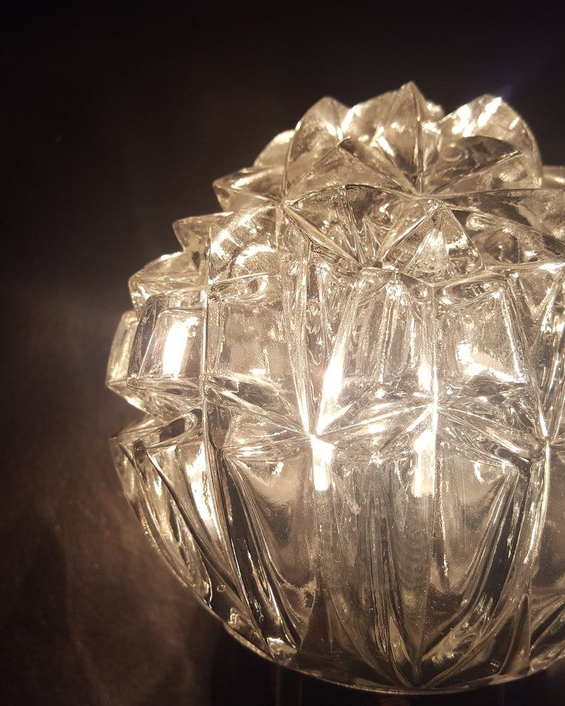 Vintage teak wall lamp from the 60s with chrome