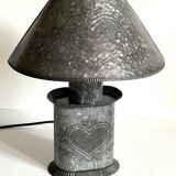Heart Lamp Zinc Vintage