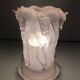 Lampe aux chevaux en plexiglass dans le goût de Lalique