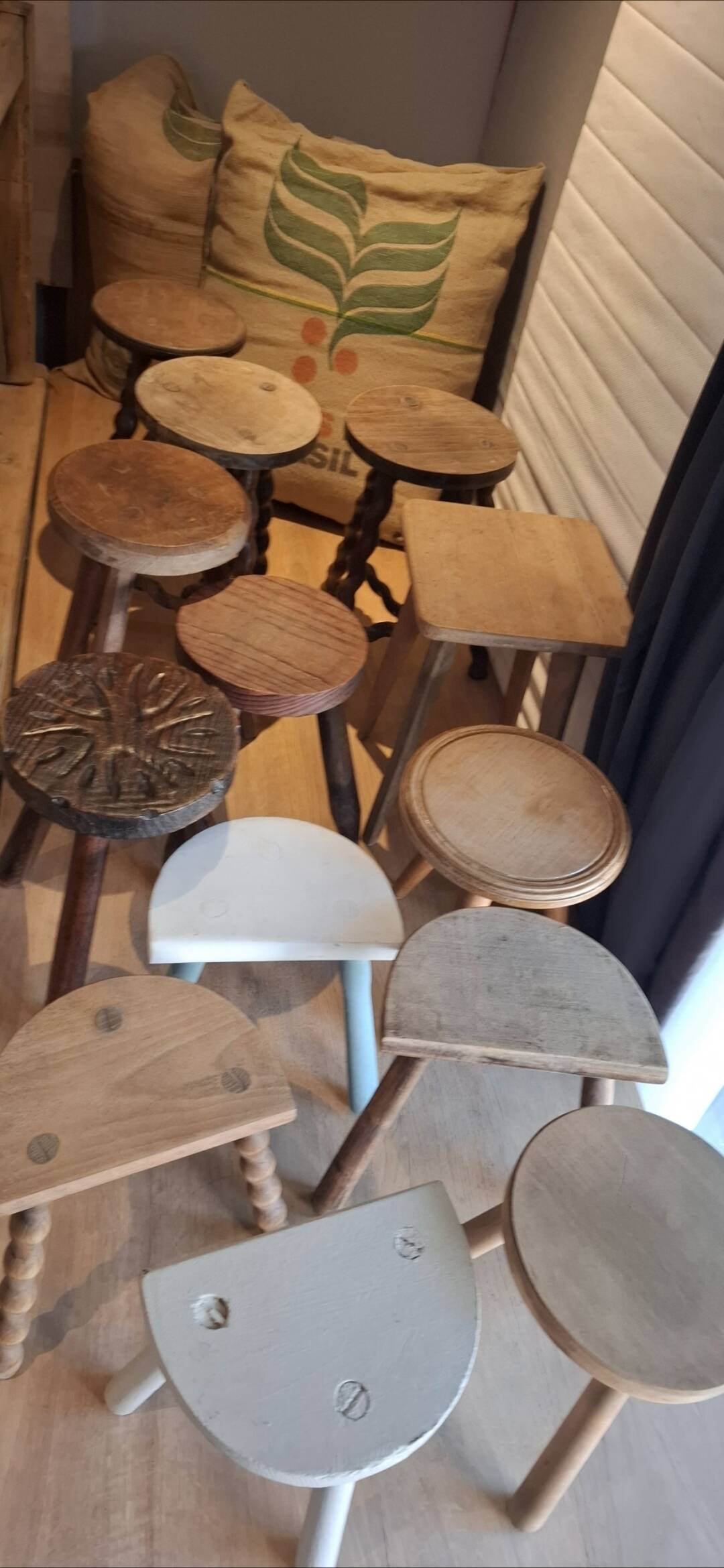 Set of 13 stools