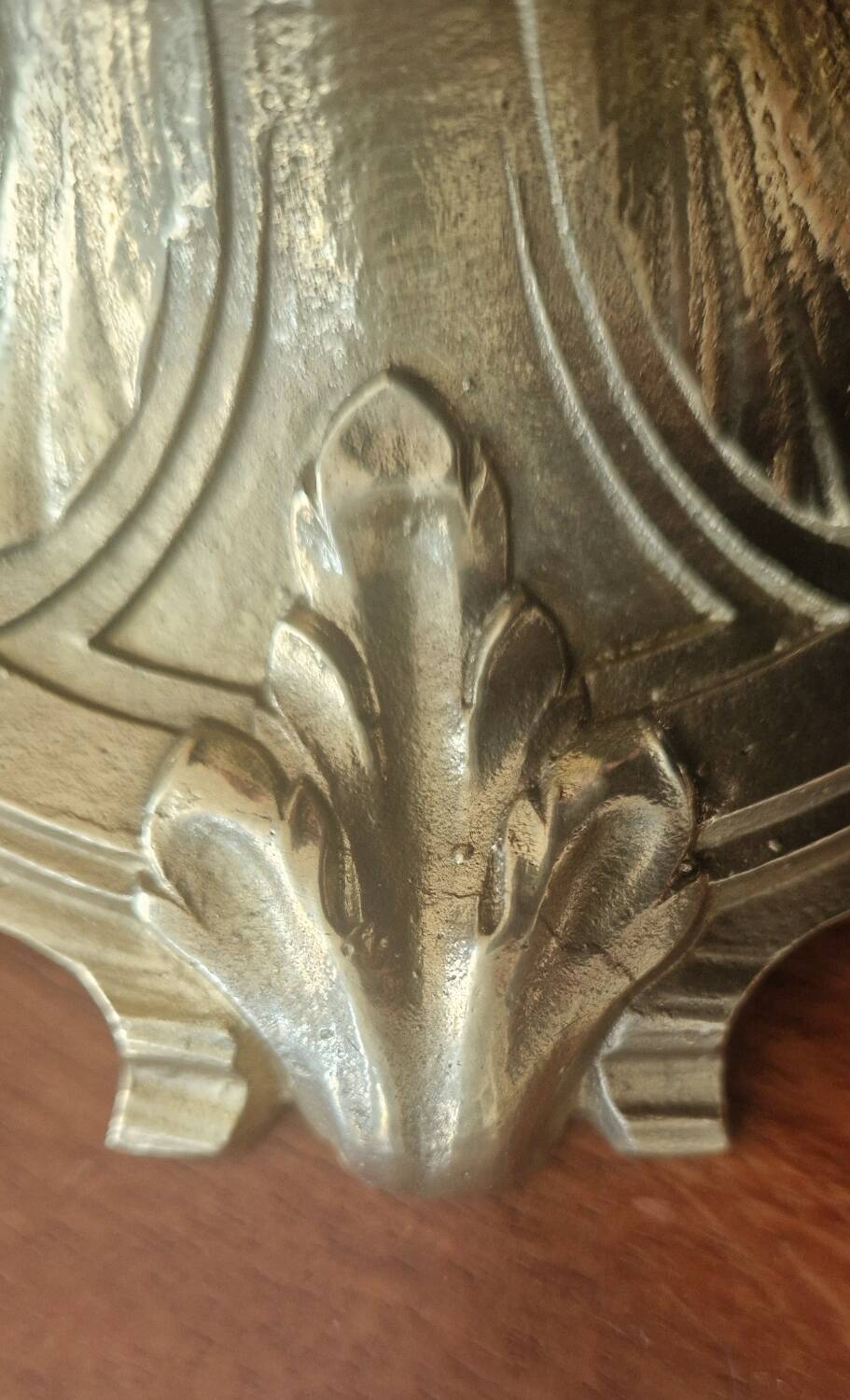 Art Nouveau style lamp by Müller Frères