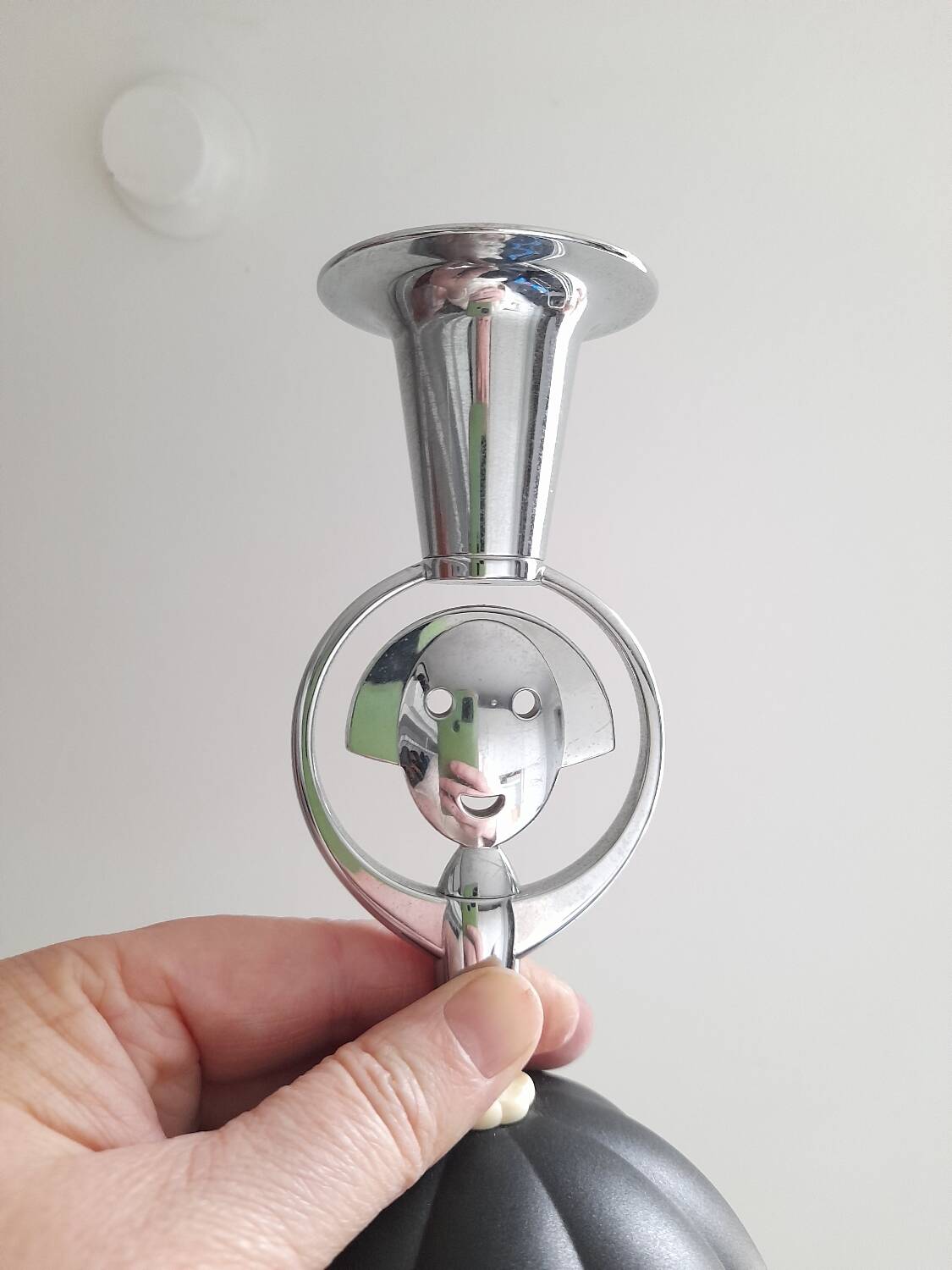 Pair of Alessi candlesticks designed by Alessandro Mendini