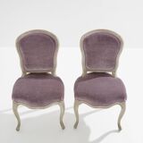 Paire de chaises néo-classiques Louis XV Maison Jansen 1940