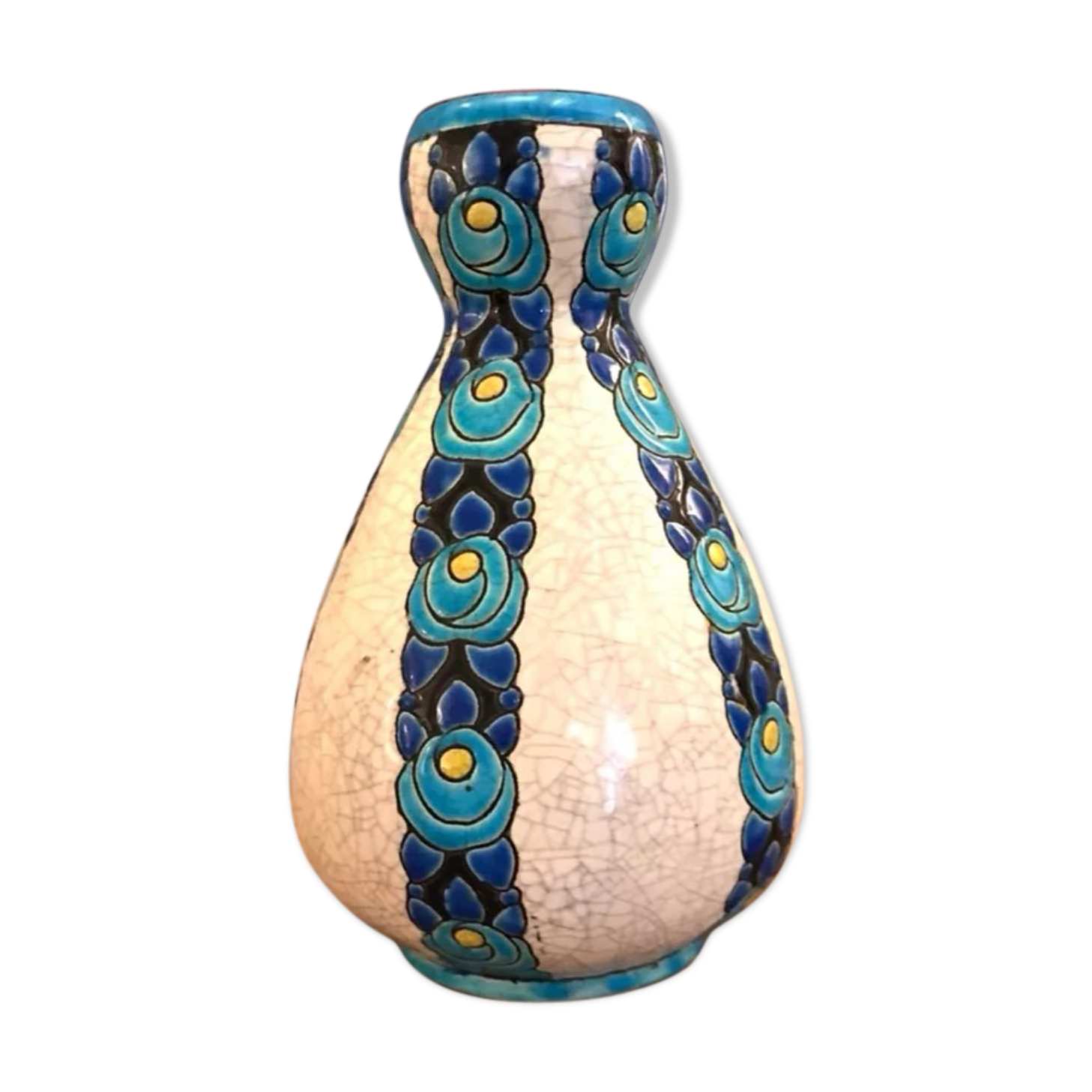 Vase ch. Catteau keramis Boch la Louviere