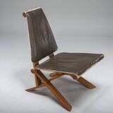 French S46 Dromadaire Chair by Pierre Chapo for Ebenisterie Seltz, 1970s