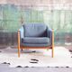 Chaise longue moderne danoise pour Dux par Folke Ohlsson