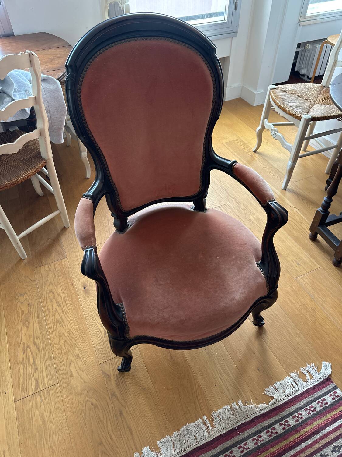 Louis XV cabriolet armchair