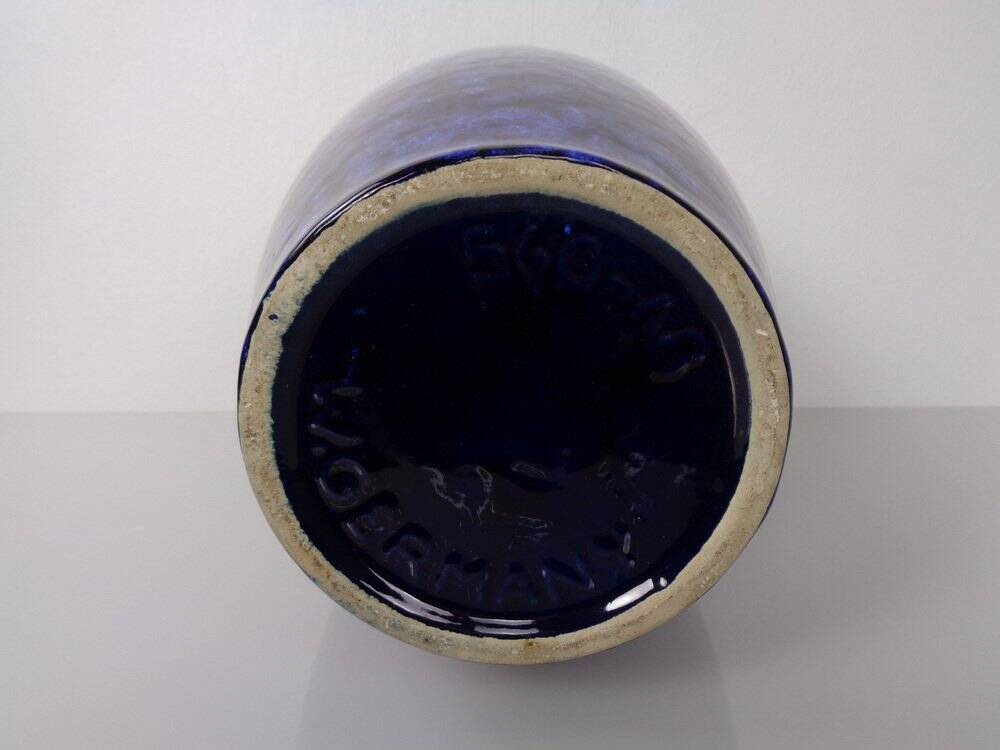 Large Pop Art Model 540-48 Vase in Glazed Ceramic from Scheurich, 1970s