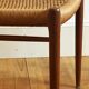 Model chair 75 in teak and rope by Niels Otto Moller