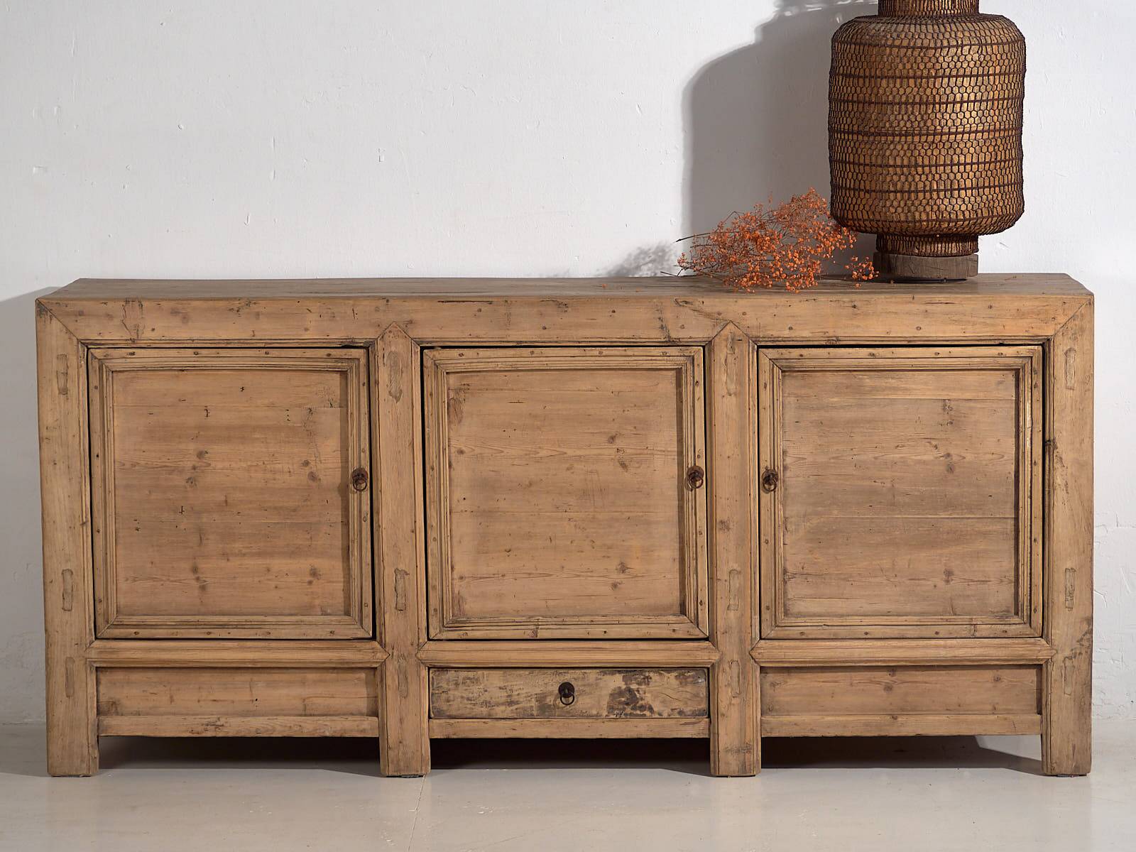 Large antique three-door sideboard (circa 1900) #38