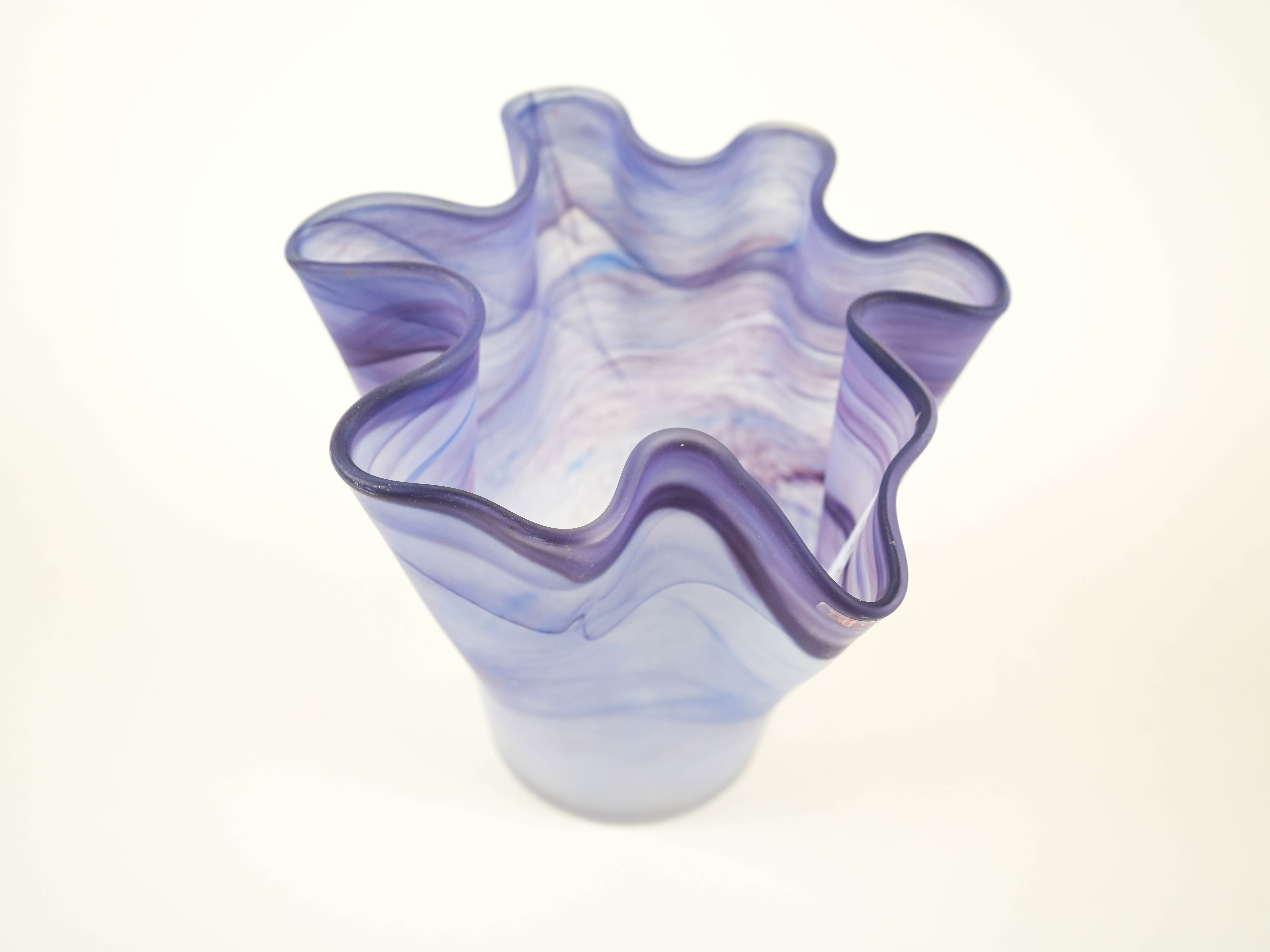 Purple tulip vase, Danish design, 1970s, made in Denmark