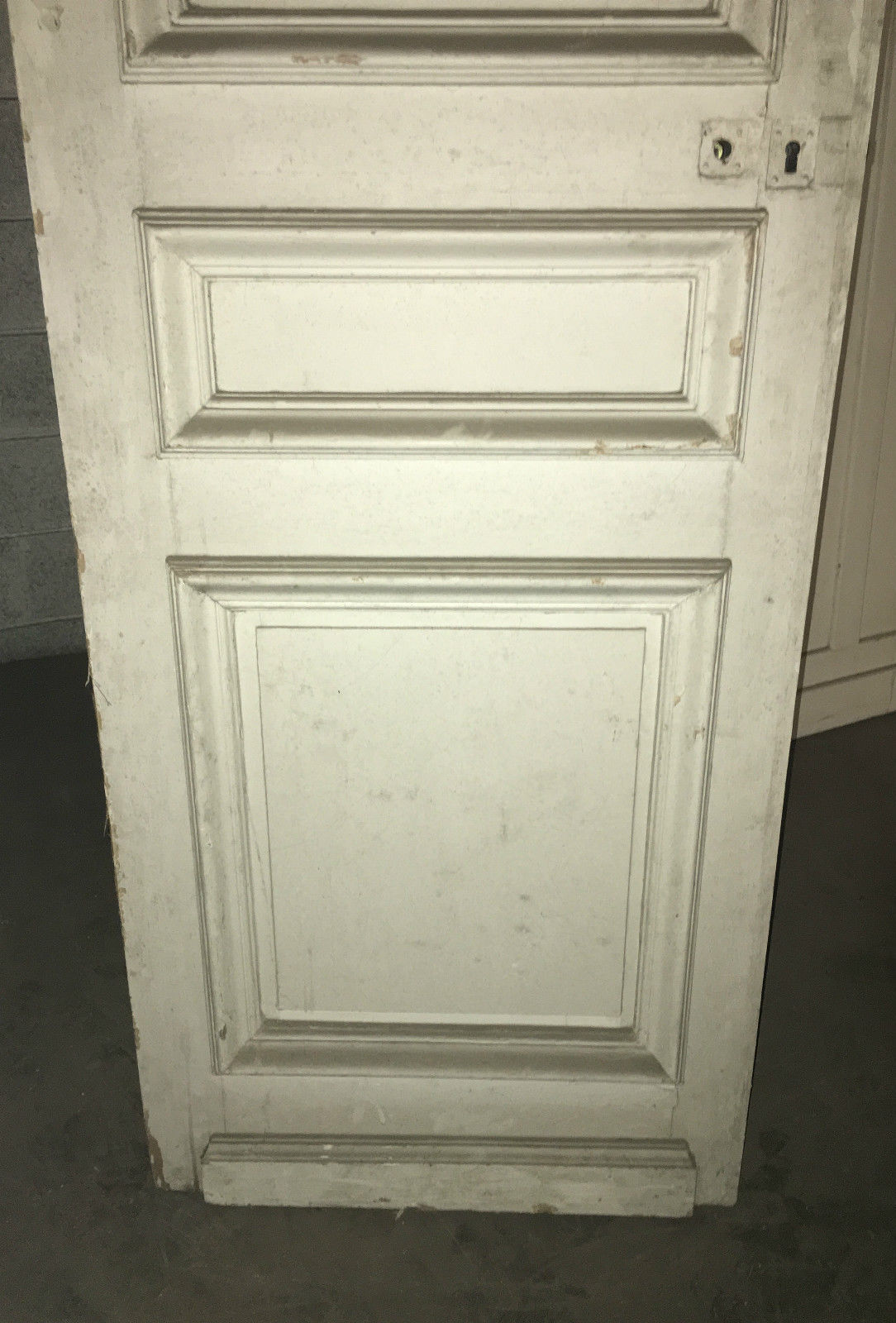 Series of two weathered pine doors