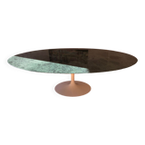 Knoll Saarinen table 244 cm green marble from the Alps