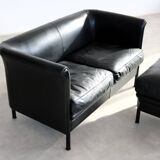 vintage sofa + ottoman | sitting area | A. Citterio | Moroso