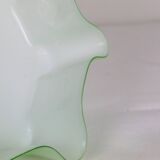 Mint green glass pendant lamp, vintage