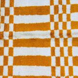 Large natural wool Beni Ouraine rug