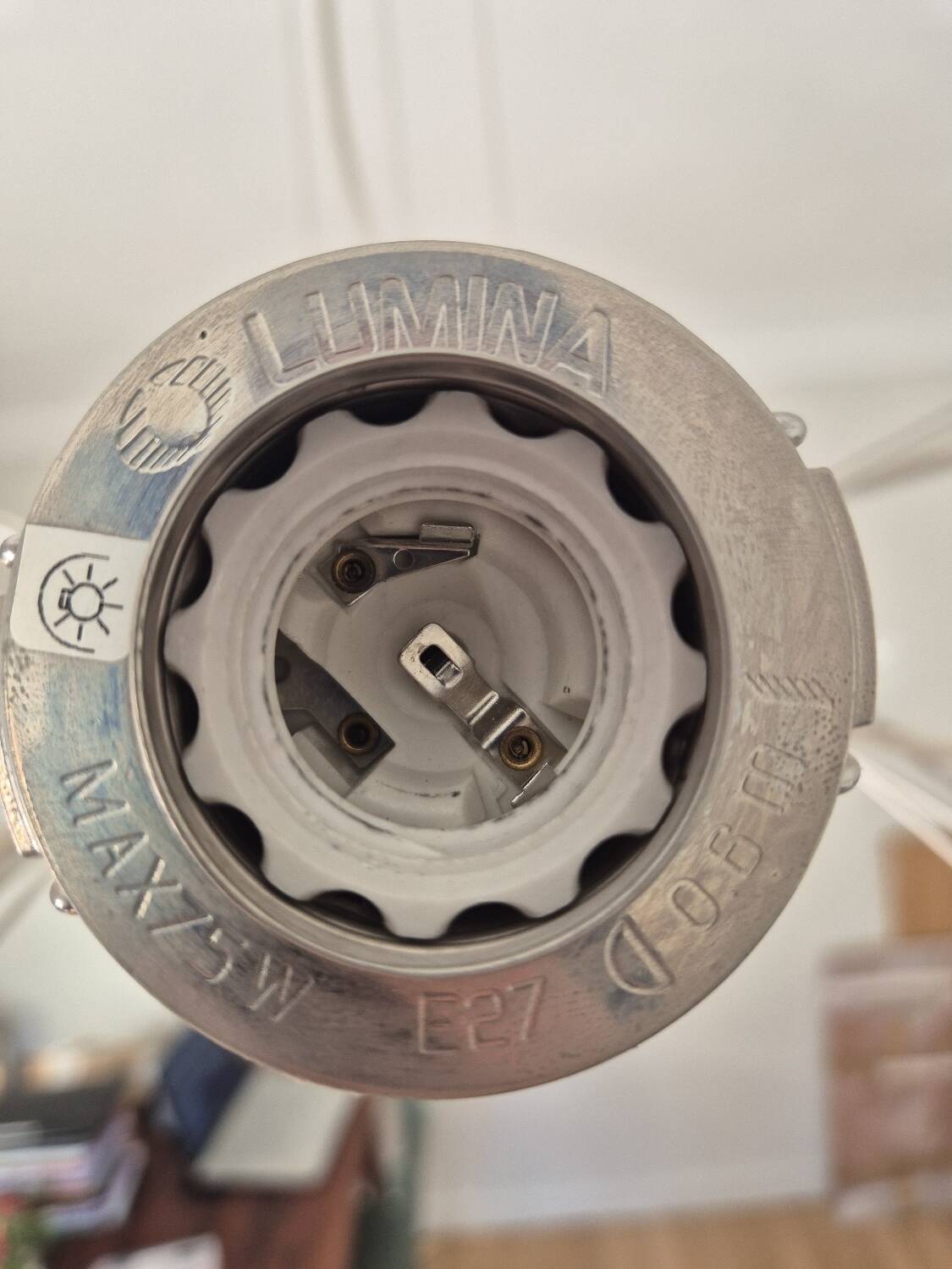 Suspension Lumina Matrix Otto nickel designer Yaacov Kaufman.