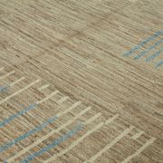 Tapis en laine brun rustique turc tissé à la main 279 cm x 375 cm