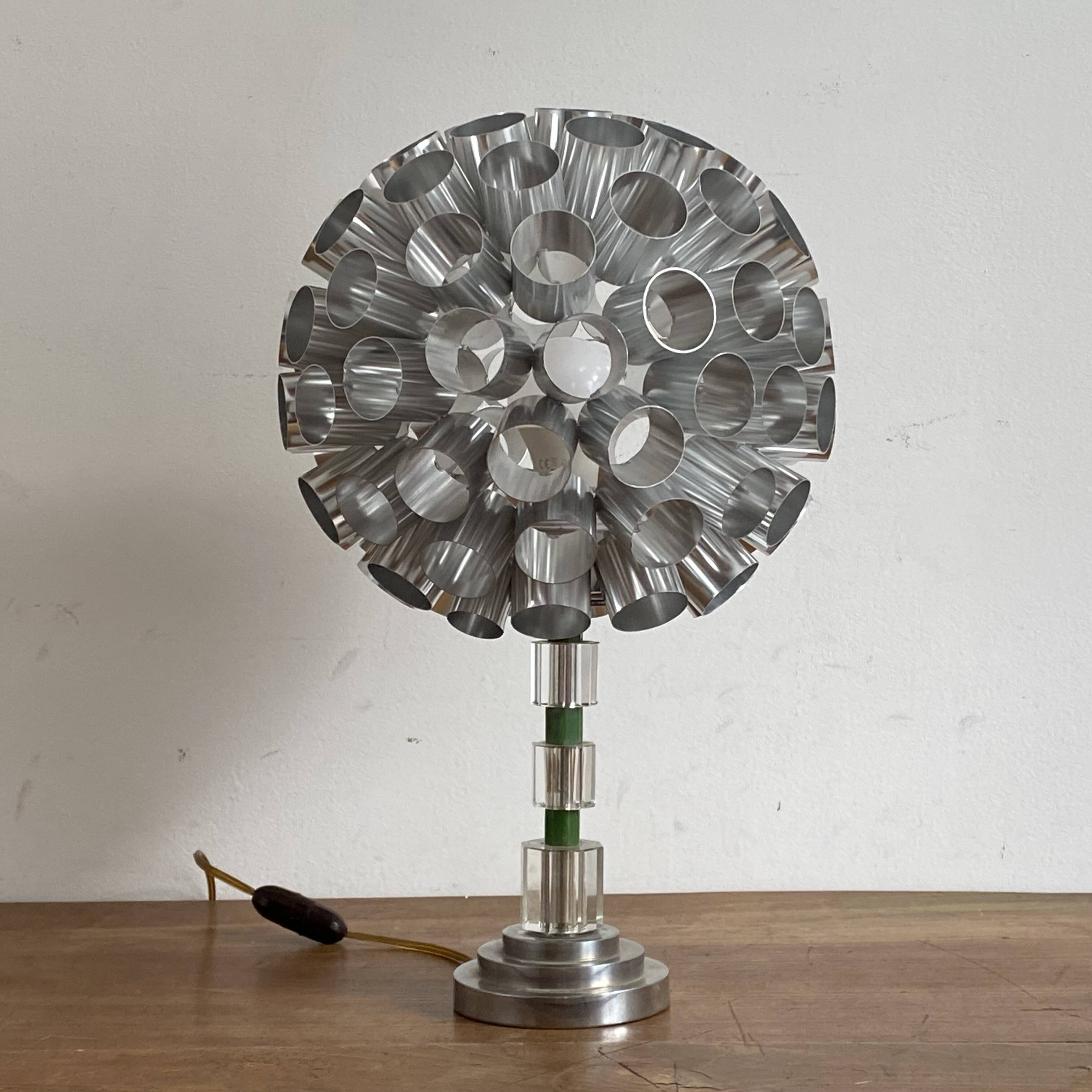 Vintage lamp. 1980. Space age.