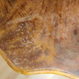 Walnut plated violin table