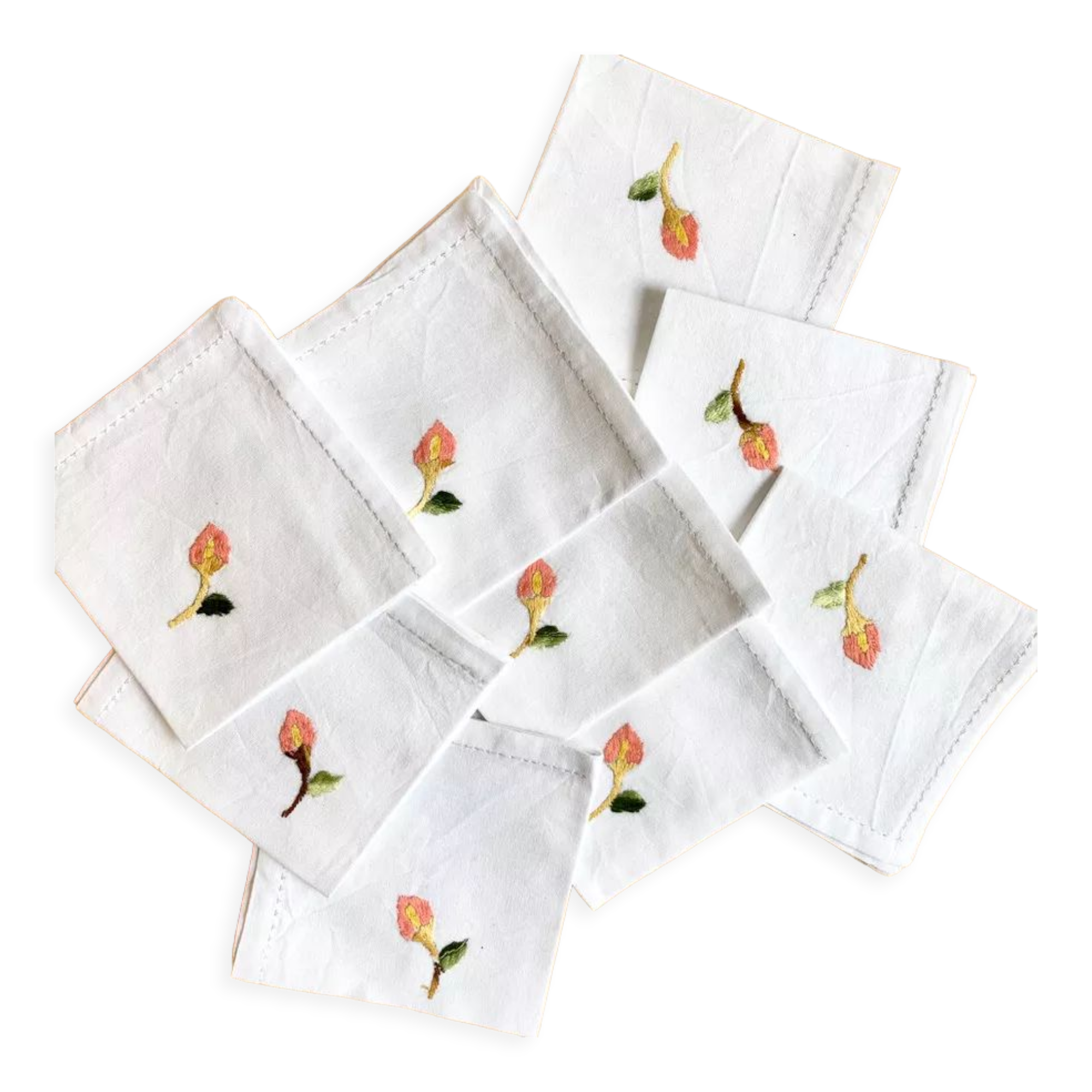 Vintage embroidered napkin