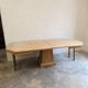 Art Deco oak extendable table – 114 to 228 cm