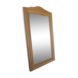 Miroir rectangulaire bois sablé 43x76cm