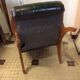 Green Chesterfield armchair