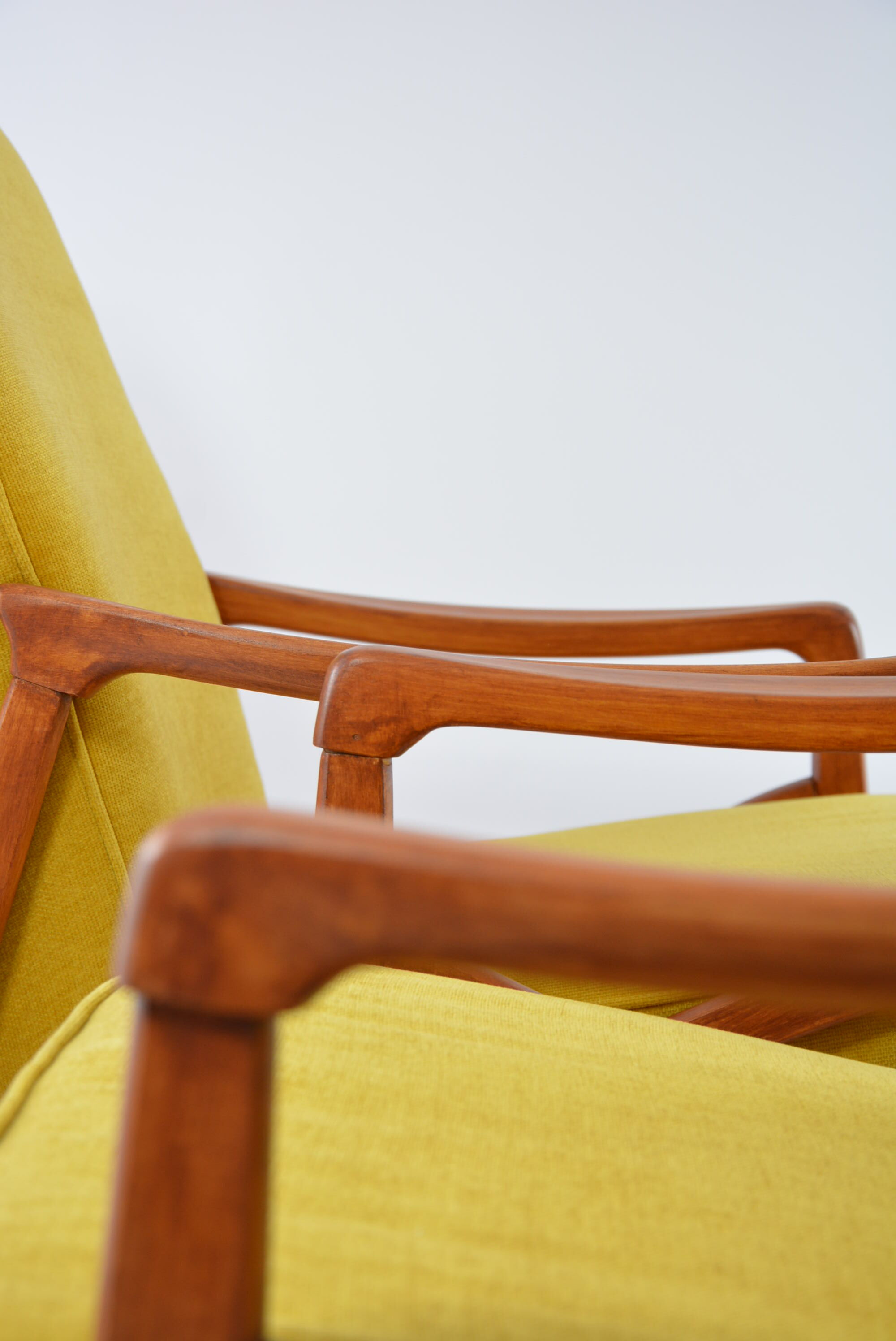 Yellow pen armchair