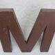 Metal letter