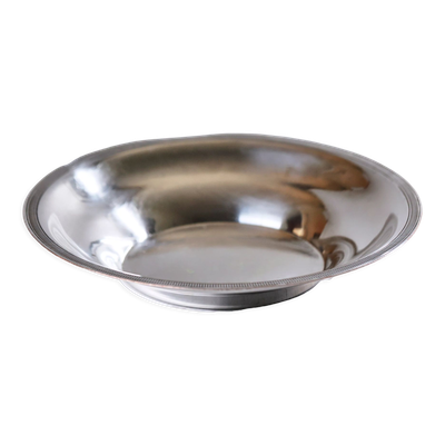 Orfèvrerie de France plat en cuivre plaqué argent