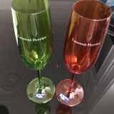 Set de 2 leonardo champagne glasses for Laurent Perrier