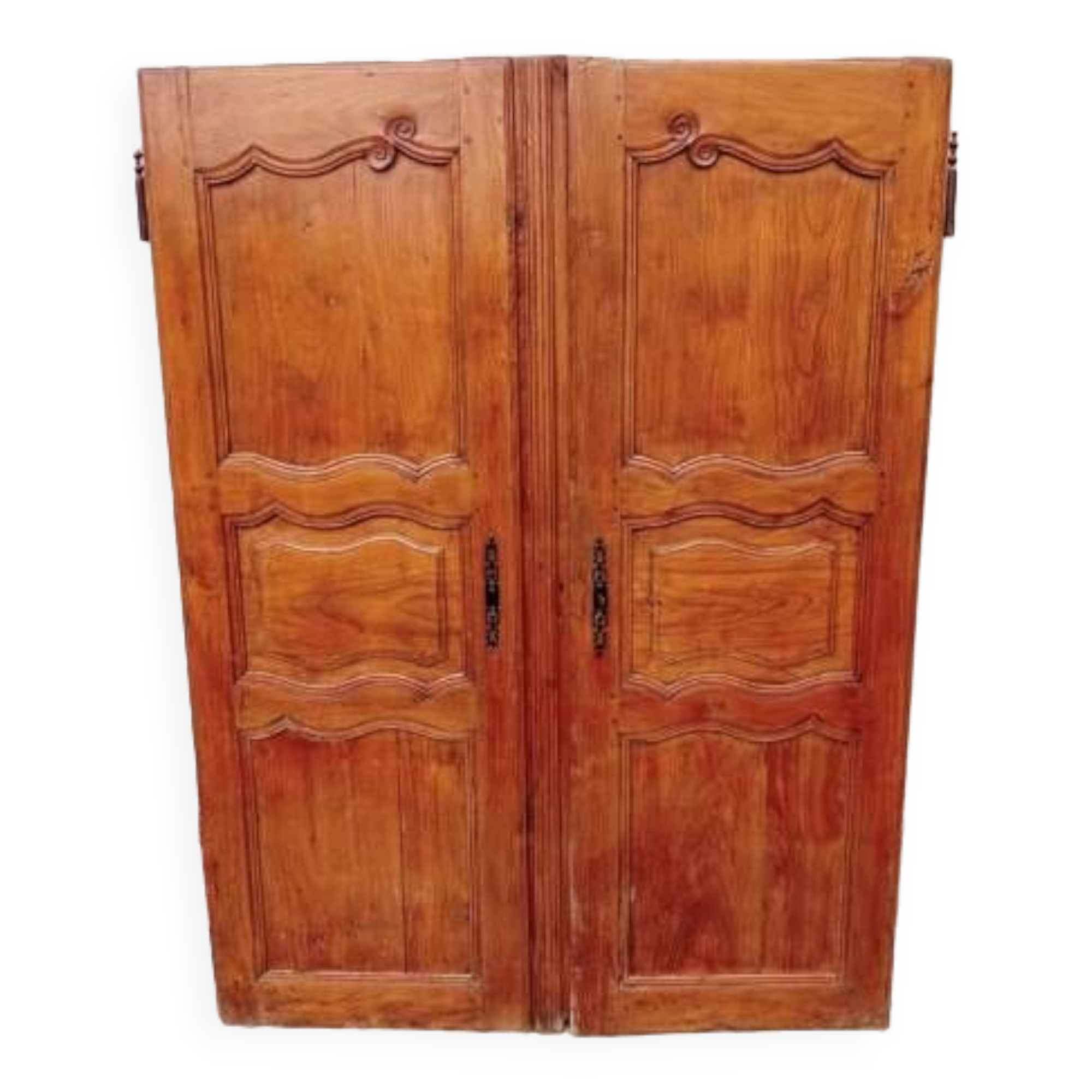 Pair of solid oak doors