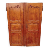 Pair of solid oak doors