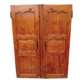 Pair of solid oak doors