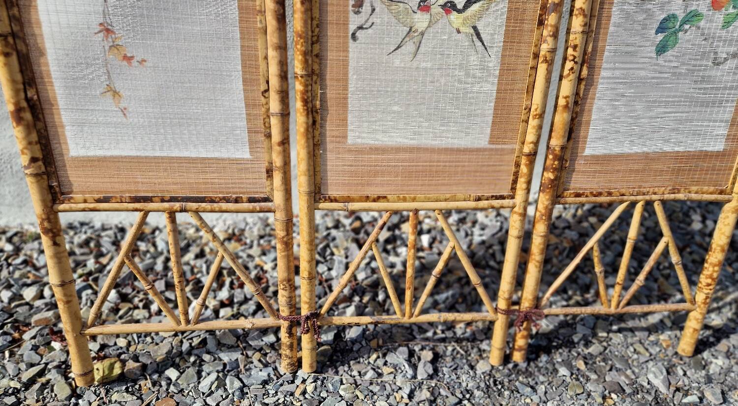 3-leaf bamboo screen